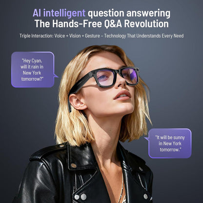 AI Smart Glasses with original camera & speaker